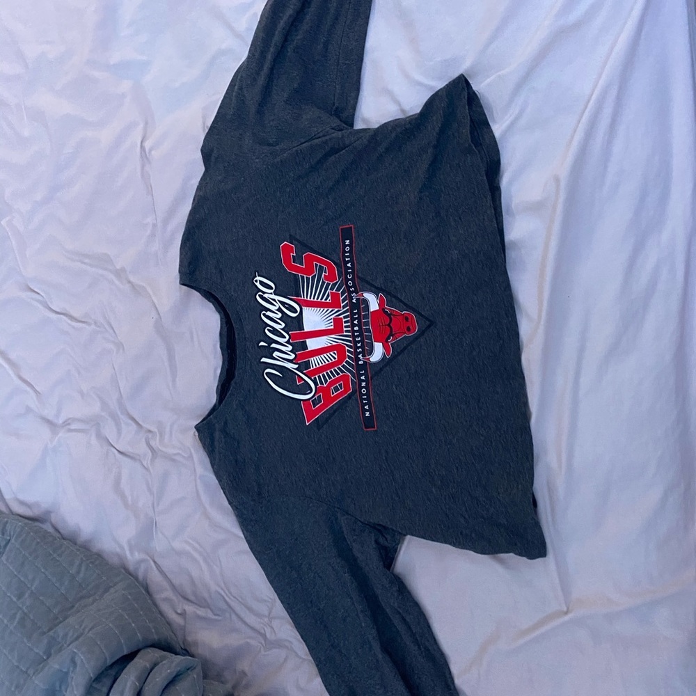Chicago Bulls long sleeve crop top